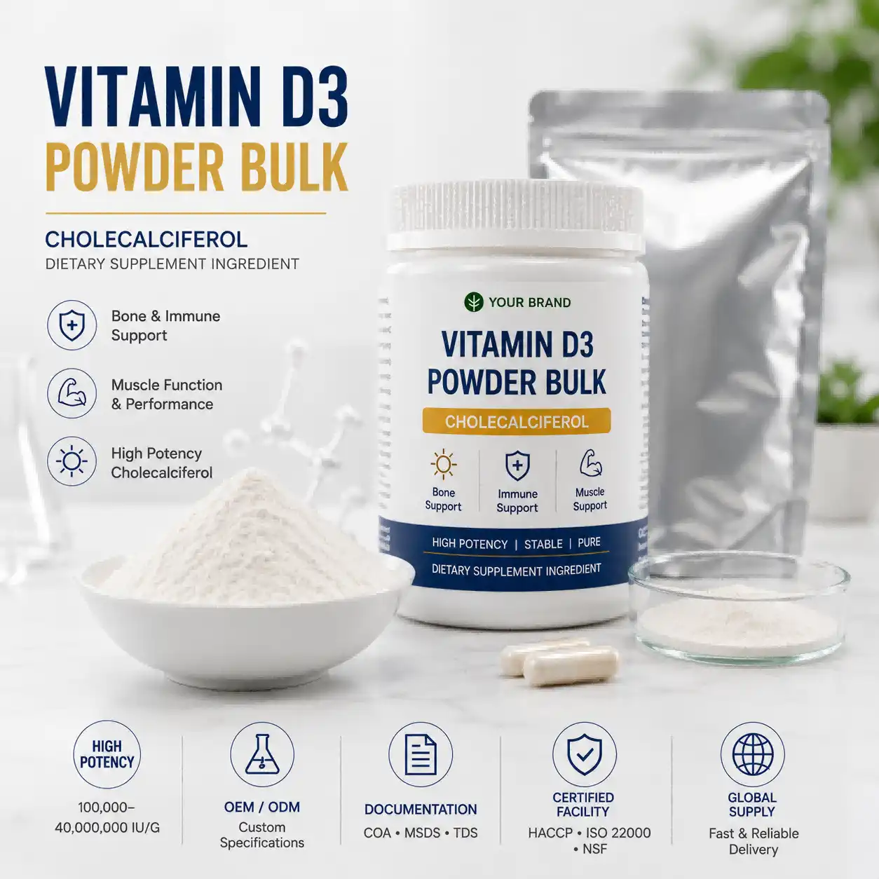 What Is Vitamin D3 Bulk Powder?